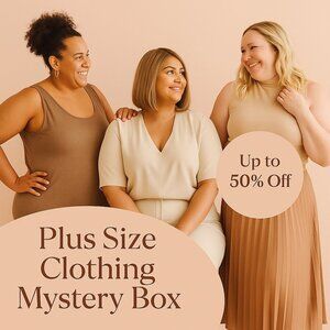 NWT Reseller Mystery Box – Women’s Plus Size Clothing (Up to 5 lbs)